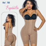 706 Faja Strapless Short Broches Espinela