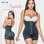 734 Faja Short Estraple Con Broches Y Varillas