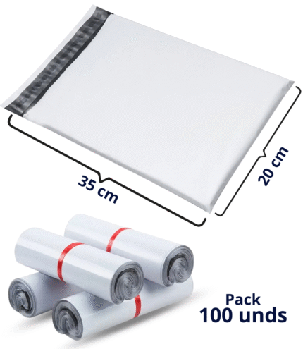 Bolsa de Seguridad Autoadhesiva 20*35 (pack de 100 Unds)