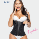 812  Cinturilla Extrema De Broches Y Cierre