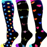 Medias De Compresion Rodillas estampadas 15-20 mmhg