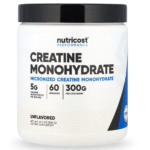 Creatina Monohidrato en Polvo 300gm Nutricost, sin sabor 60 servicio